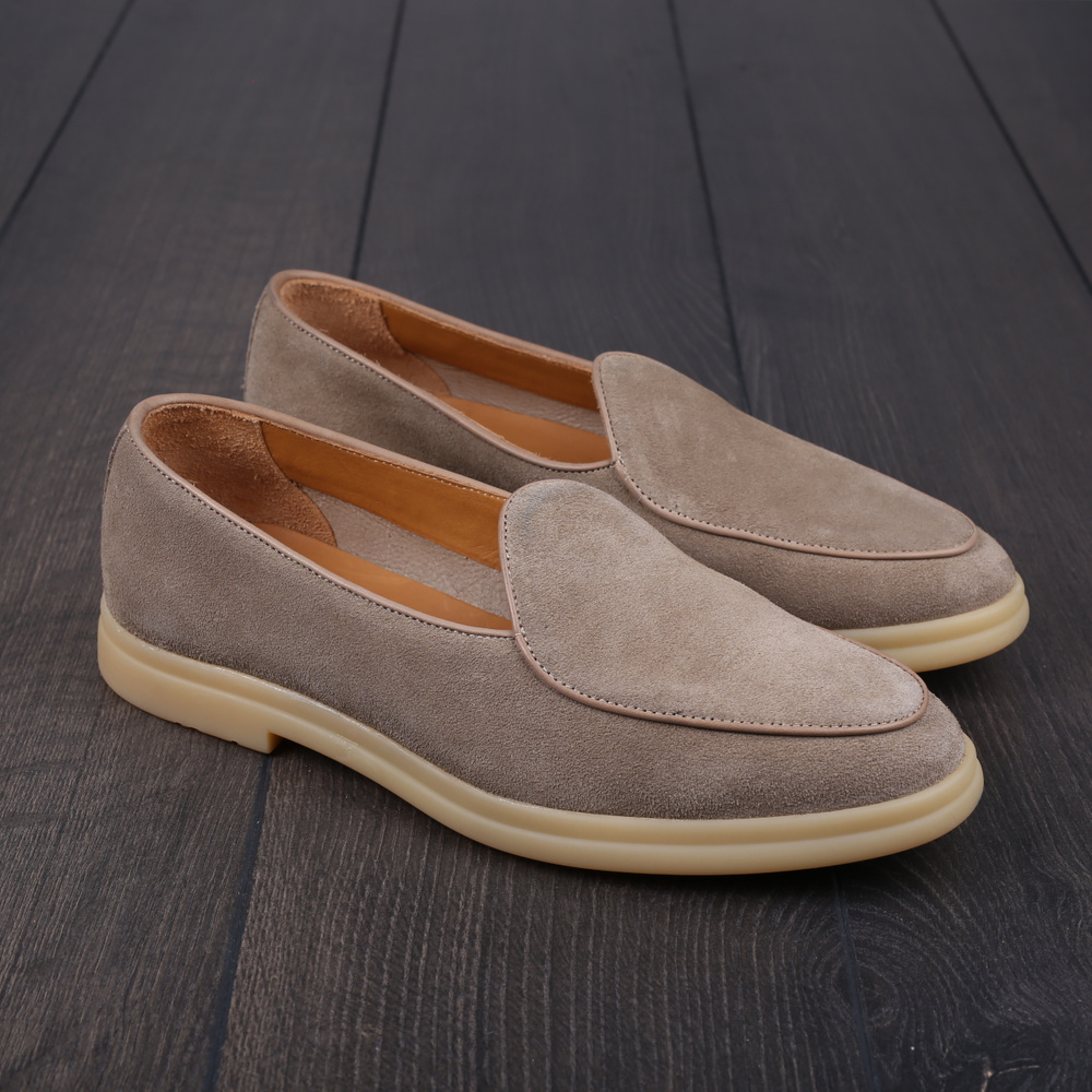 Yanko Traveler belgian loafers smoke reverse kudu suede UK5,5 / EU39,5 - Seconds