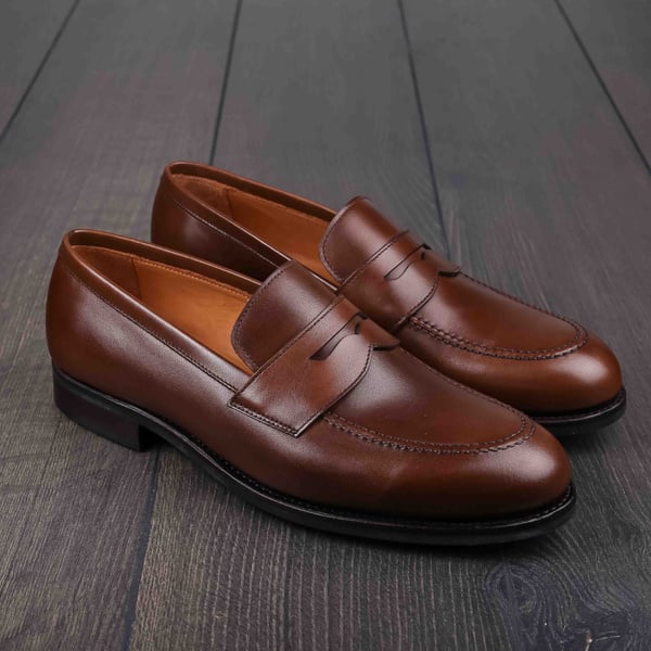 Skolyx Dark Brown Penny Loafer UK6,5 / EU40,5 - Seconds