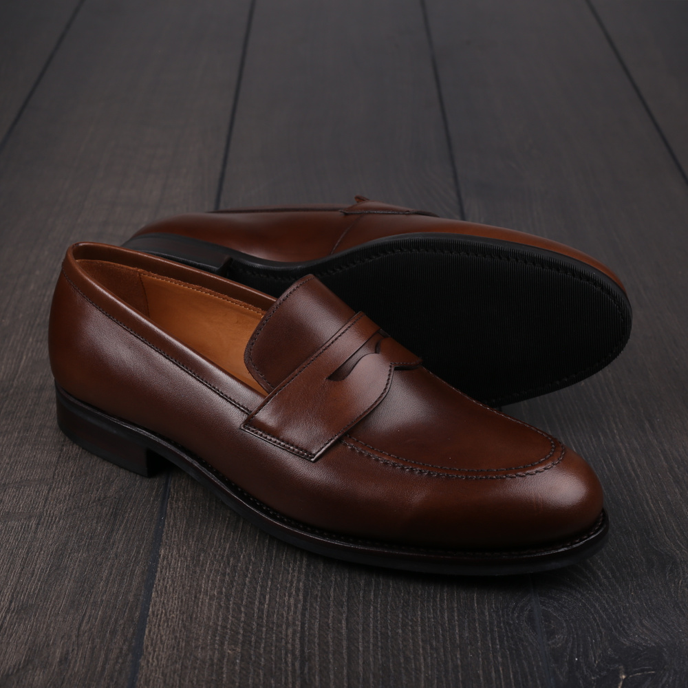 Skolyx Dark Brown Penny Loafer UK6,5 / EU40,5 - Seconds