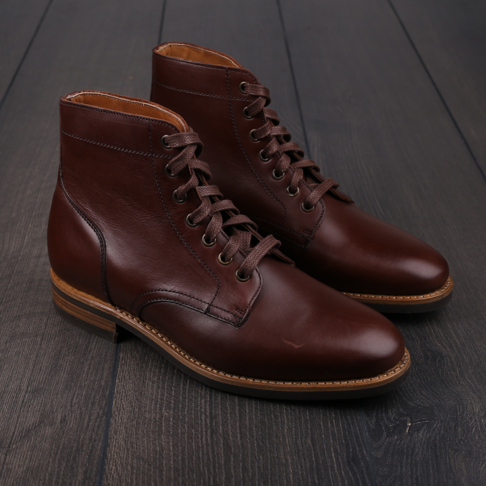 Yanko Cap toe service boot dark brown chromex UK5 / EU39 - Seconds