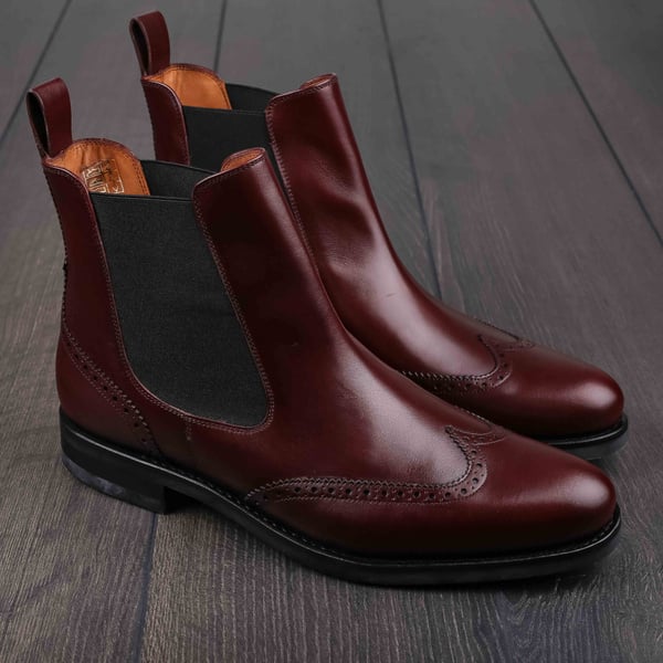 Yanko chelsea boot burgundy ladies UK6 / EU40 - Sample