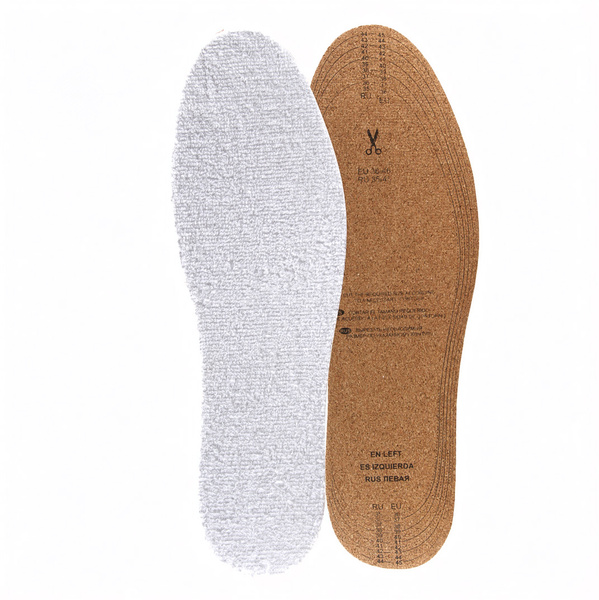 Fugtabsorberende frotté-indlægssål