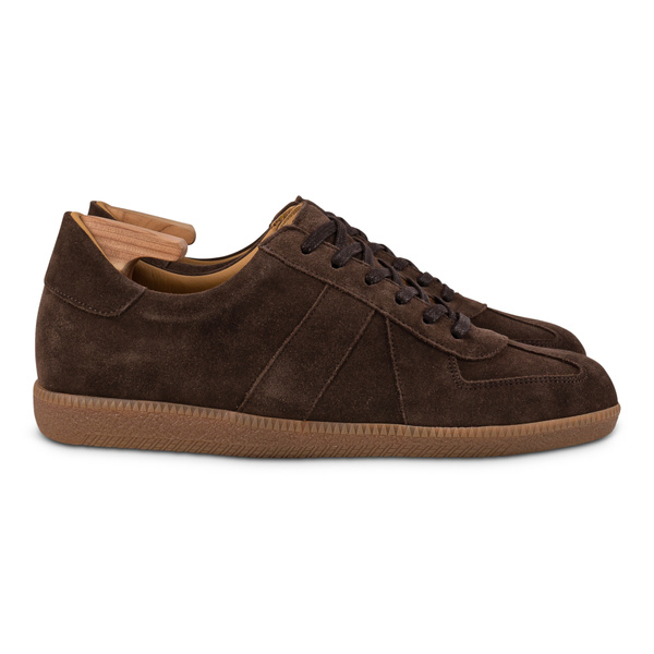 Skolyx premium GAT-sneaker mörkbrun mocka