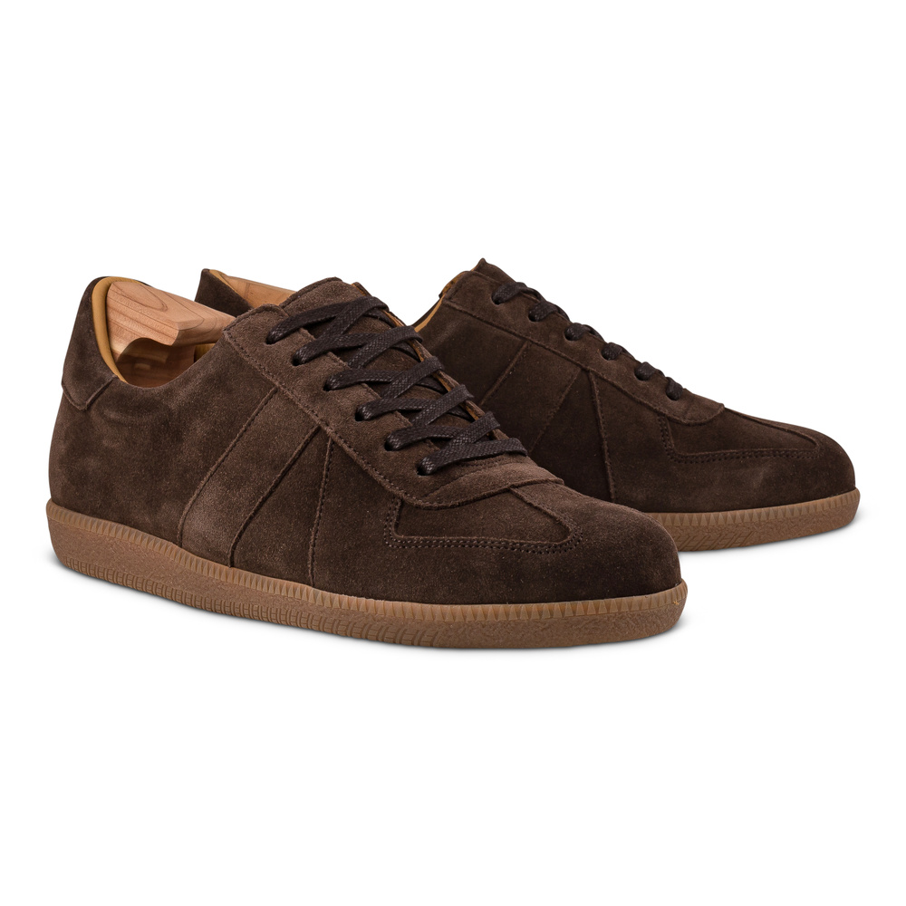 Skolyx premium GAT-sneaker mörkbrun mocka