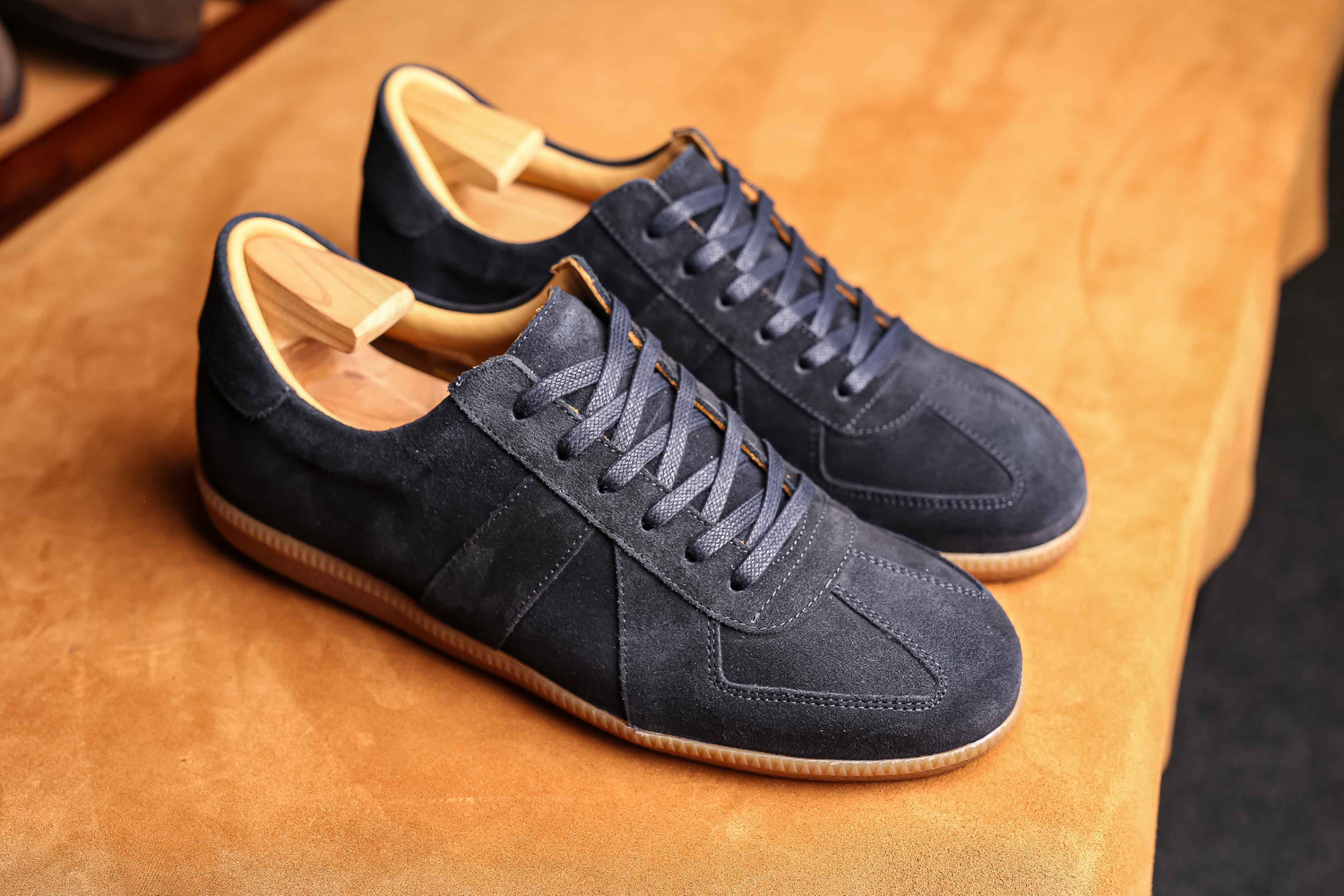 Skolyx premium GAT -tennarit, laivastonsininen mokkanahka