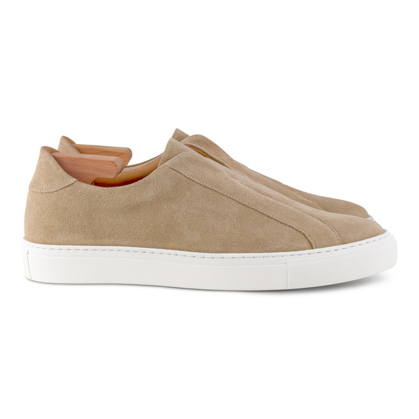 Skolyx Premium laceless sneaker sand suede