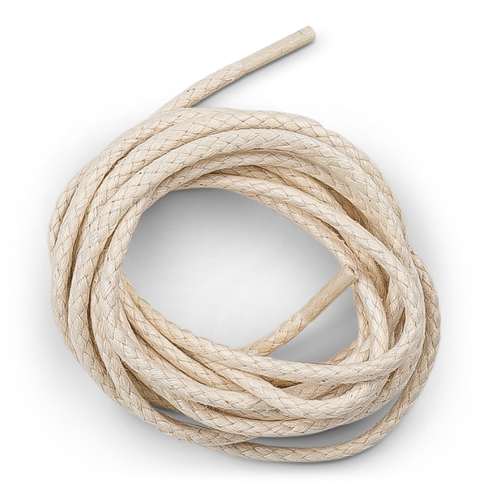 Rund geflochtene Schnürsenkel 4 mm