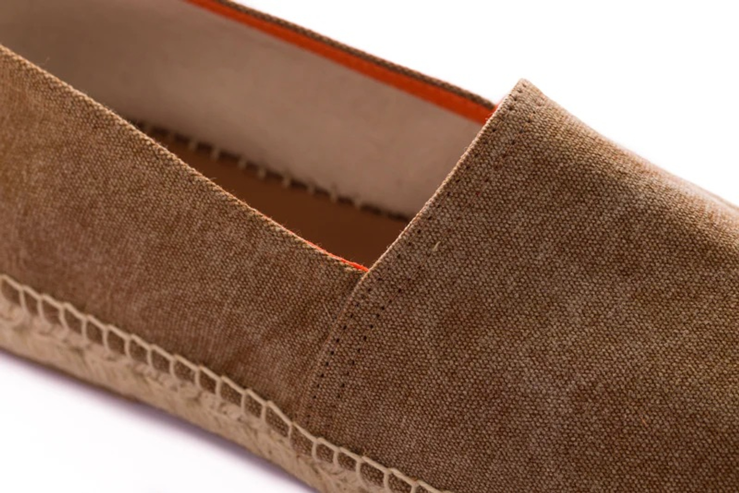 Abarca Espadrilles Camping Baumwolle braun