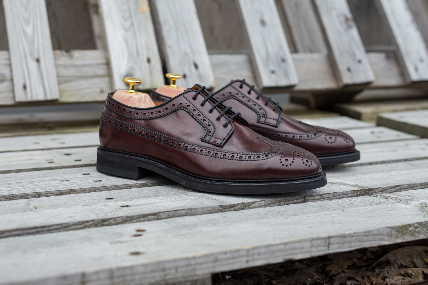Yanko longwing derby bordeaux Shell cordovan