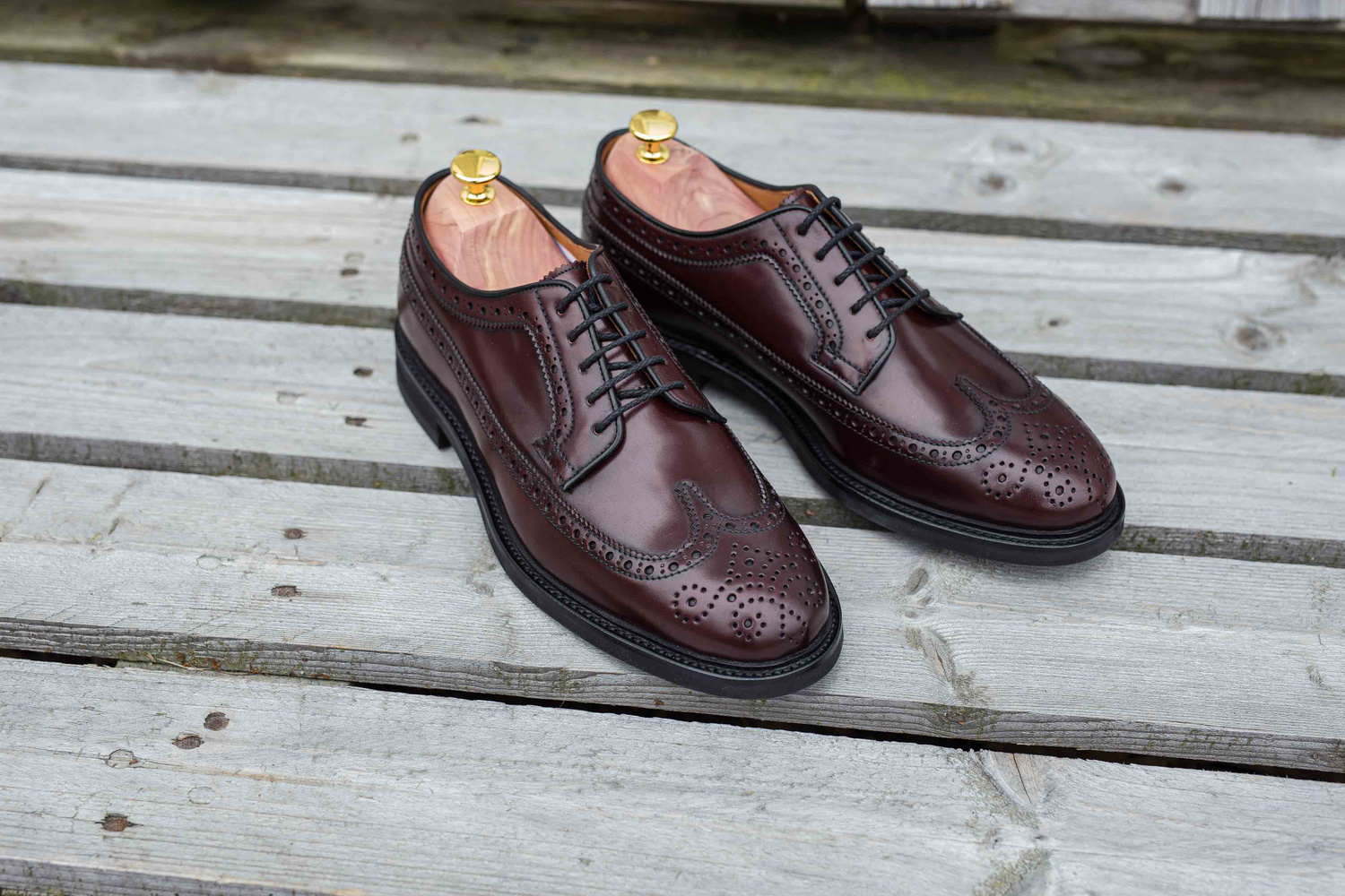 Yanko longwing derby bordeaux Shell cordovan