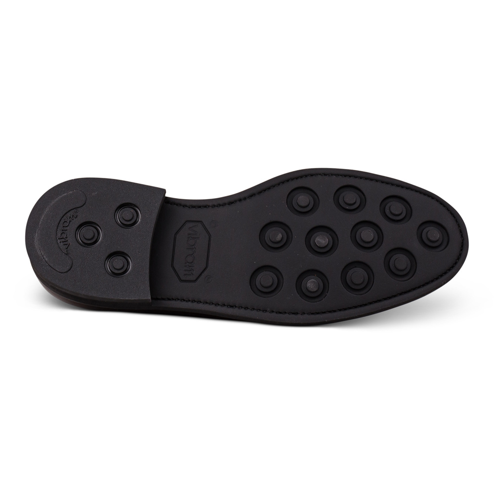 Yanko plain toe derby bordeaux Shell cordovan