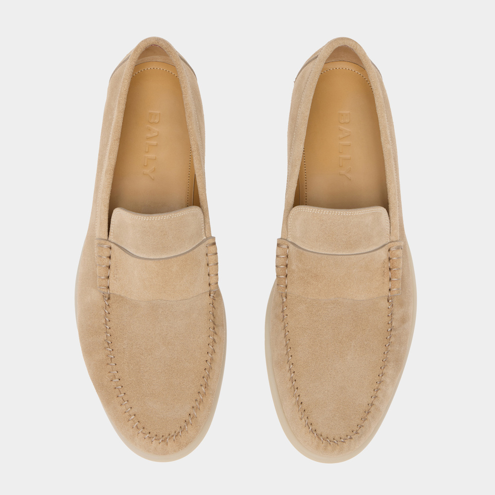 Bally Sullivan loafer sand suede
