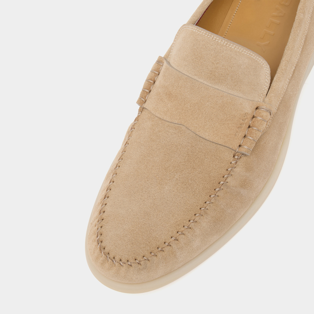 Bally Sullivan loafer sand suede