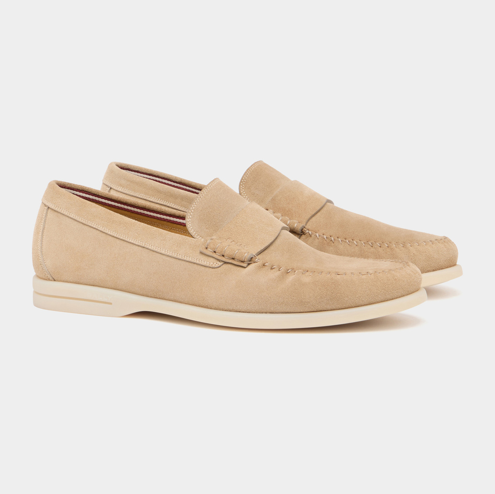 Bally Sullivan loafer sand suede