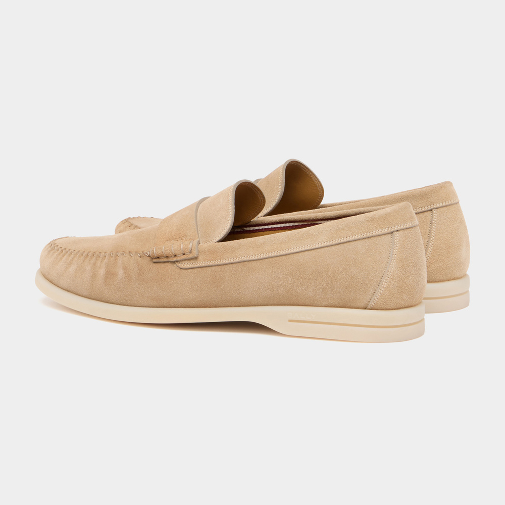 Bally Sullivan loafer sand suede