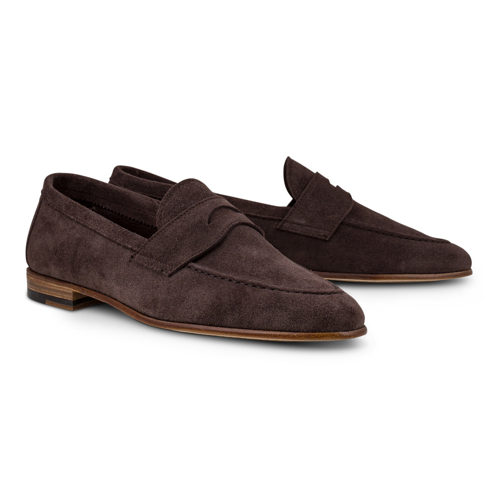Yanko soft loafer ilman vuorta tummanruskea mokkanahka
