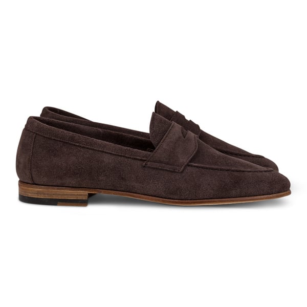 Yanko soft loafer ilman vuorta tummanruskea mokkanahka