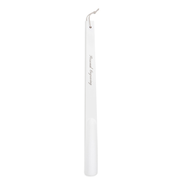 Chausse-pied en bois blanc 50 cm avec gravure