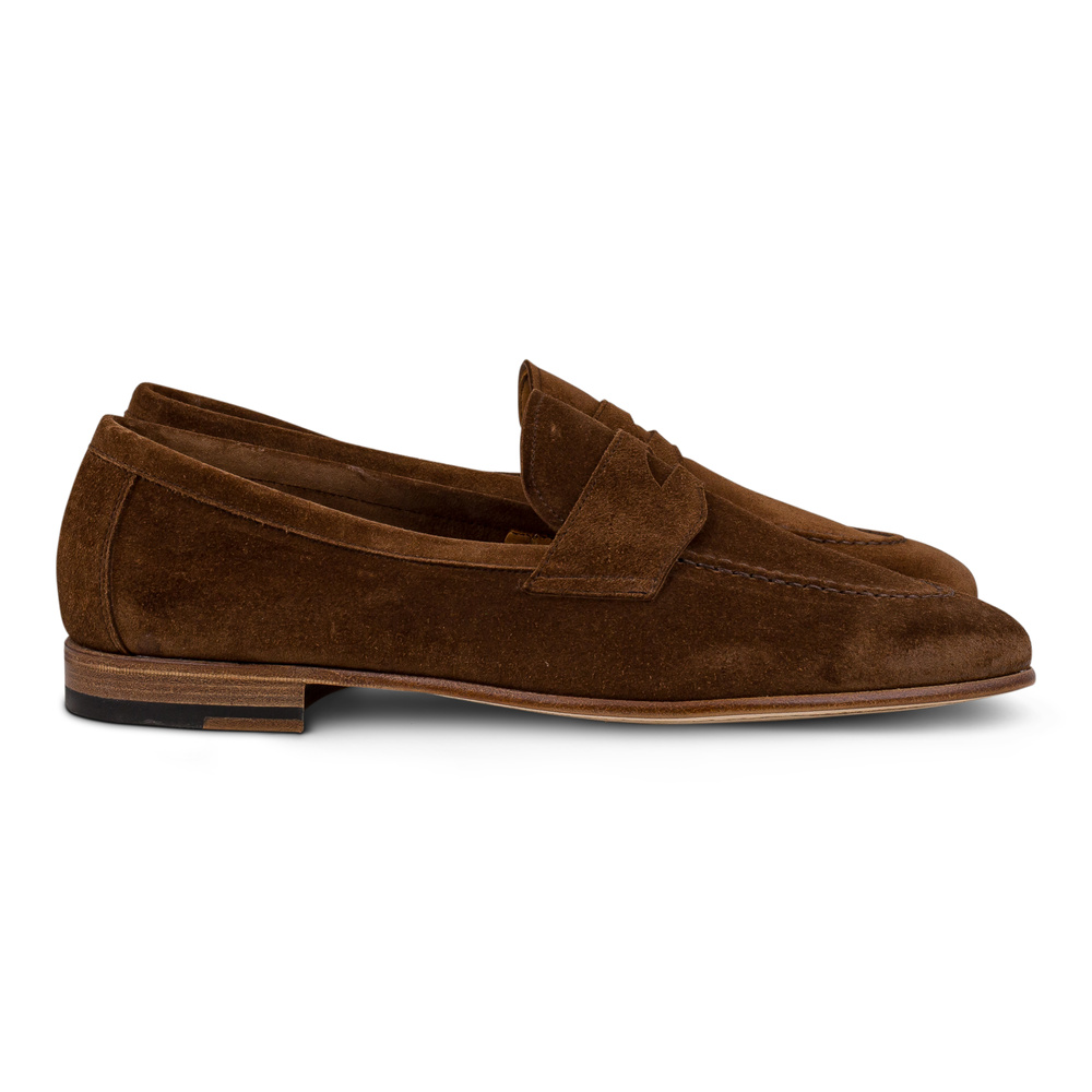 Yanko soft loafer ilman vuorta keskiruskea mokkanahka