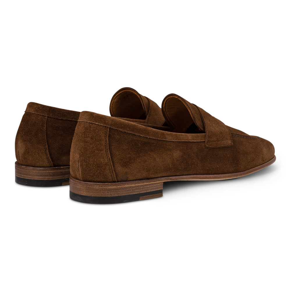 Yanko soft loafer ilman vuorta keskiruskea mokkanahka