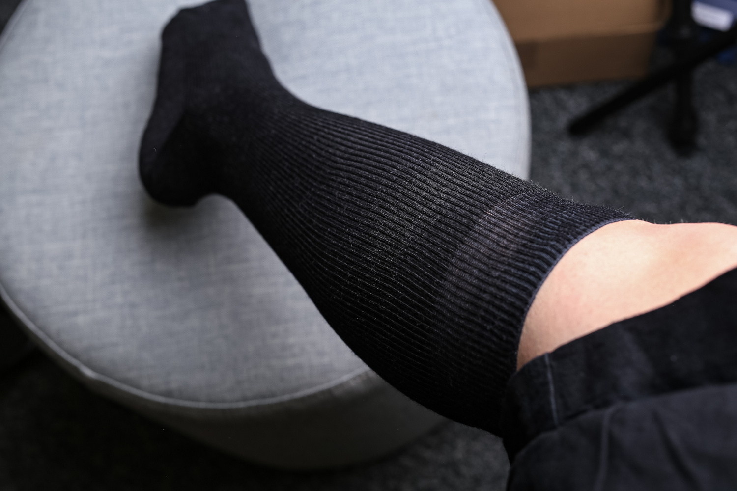 Women's ribbed cotton socks (OTC)