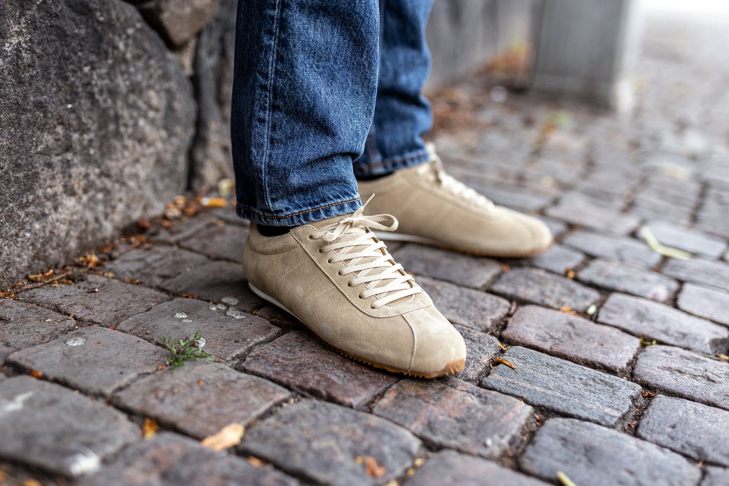 Skolyx Premium low trainers mörk sand mocka