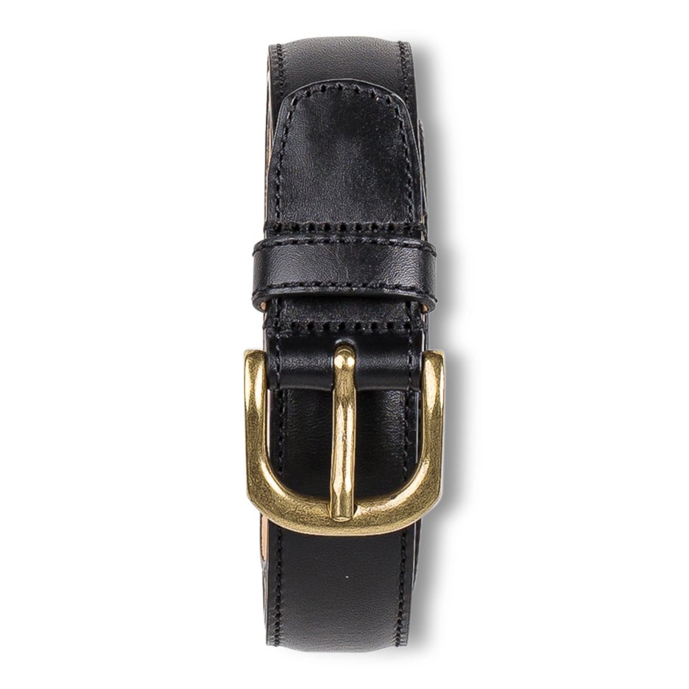 Belte svart skinn, 2,5 cm bredt
