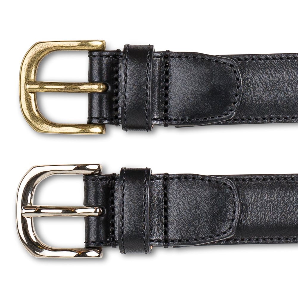 Belte svart skinn, 2,5 cm bredt