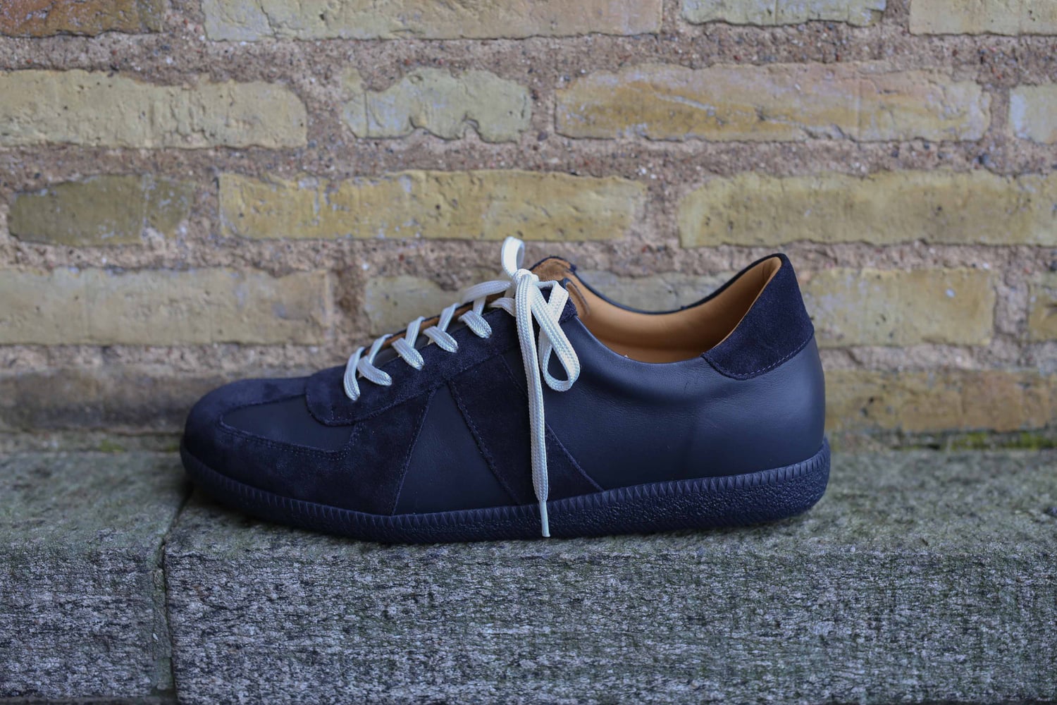 Skolyx premium GAT zapatilla azul oscuro con suela oscura