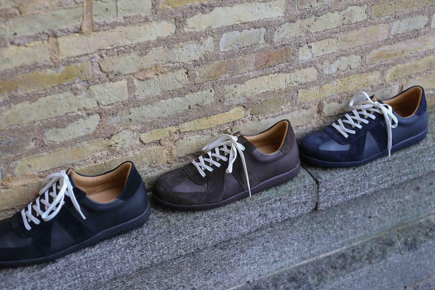 Skolyx premium GAT zapatilla azul oscuro con suela oscura