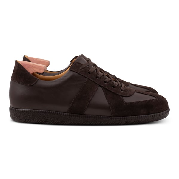 Skolyx Premium-GAT-Sneaker dunkelbraun mit dunkler Sohle