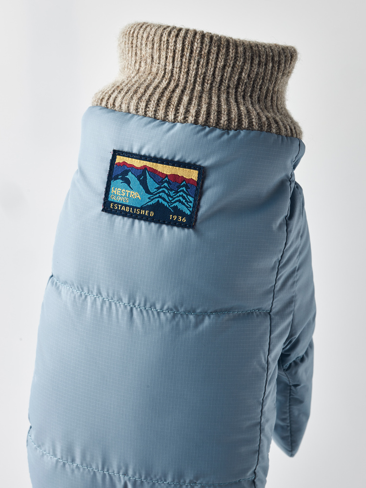 Hestra Otra mittens light blue