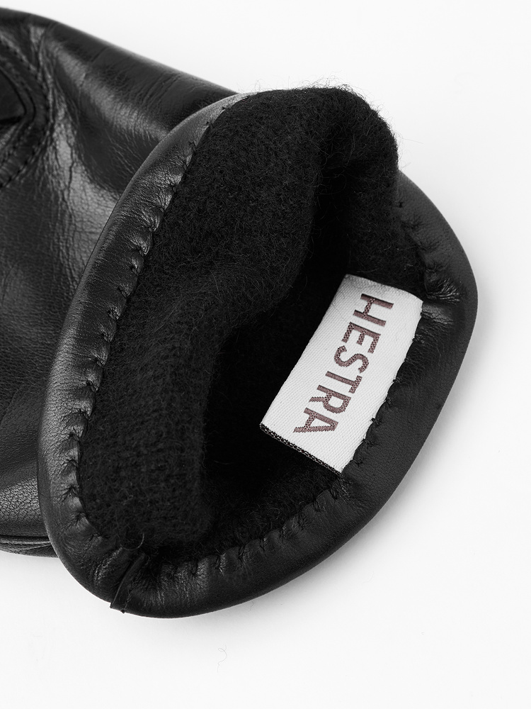 Hestra gloves women Hairsheep 3 Bt Piqué Cashmere black