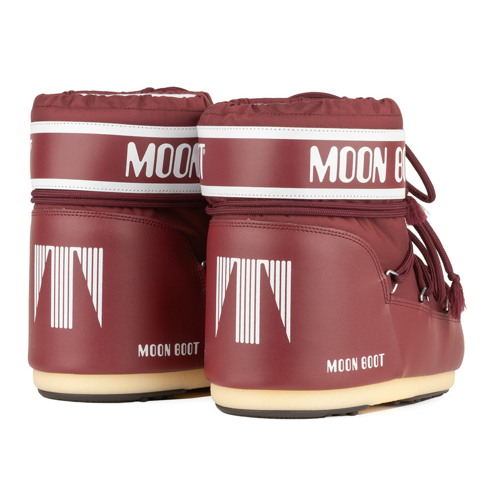 Moon Boot Icon Low vinröd