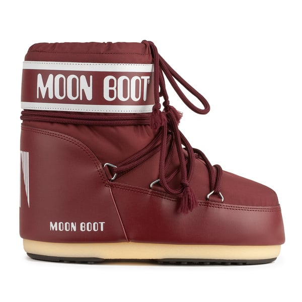 Moon Boot Icon Low bordeauxrød