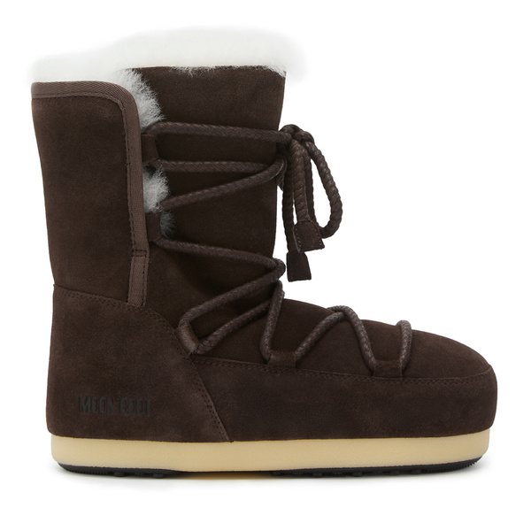 Moon Boot EVX Boot ruskind / lammeskind mørkebrun