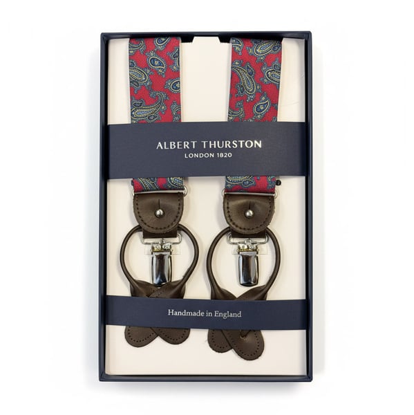 Albert Thurston, olkaimet, sini-keltainen kuvio