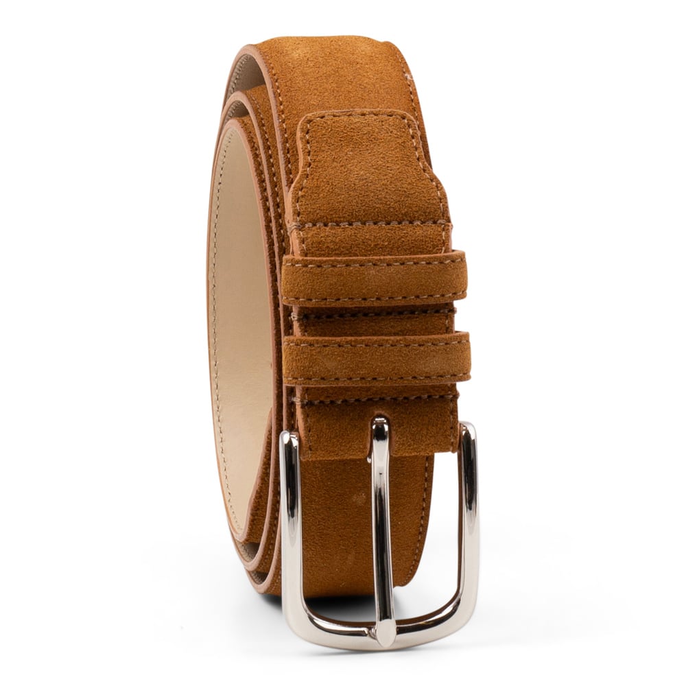 Riem in lichtbruin suède