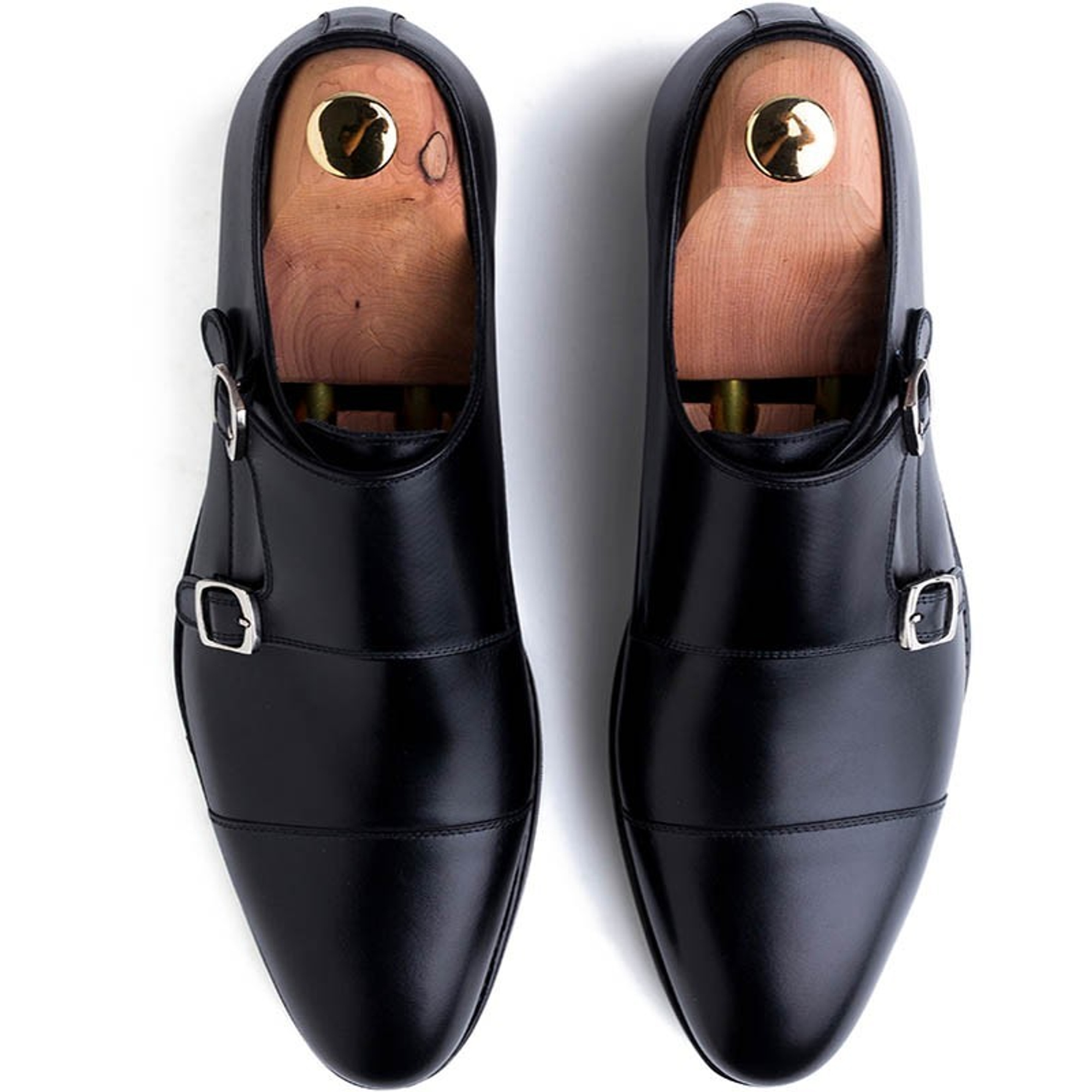 Skolyx dark brown double monk | Experts on quality shoes