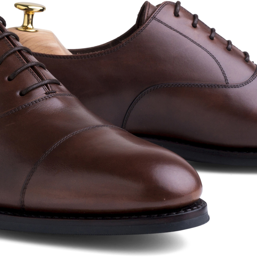 Skolyx black plain cap toe oxford | Experts on quality shoes | Skolyx