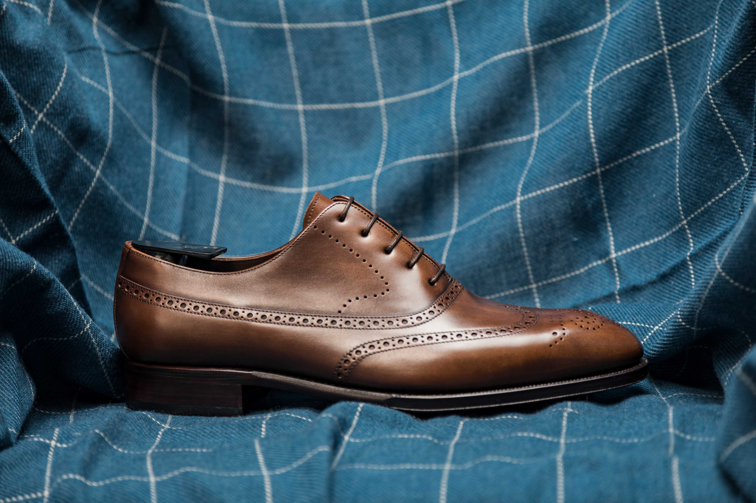 TLB Mallorca Faux Wingtip Old England Brown | Skolyx