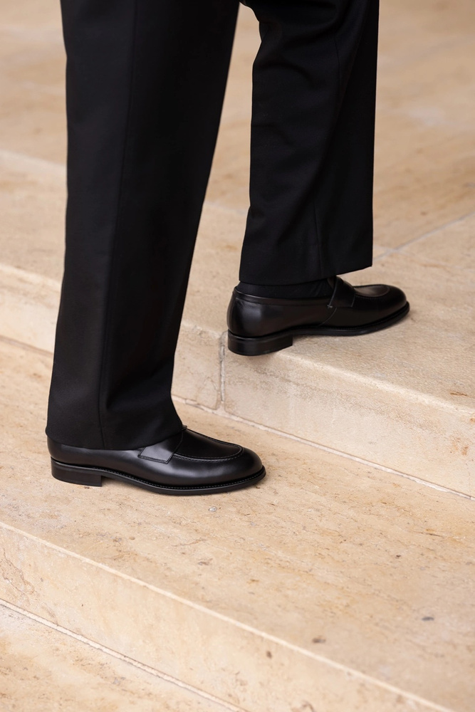 Skolyx sorte penny loafers