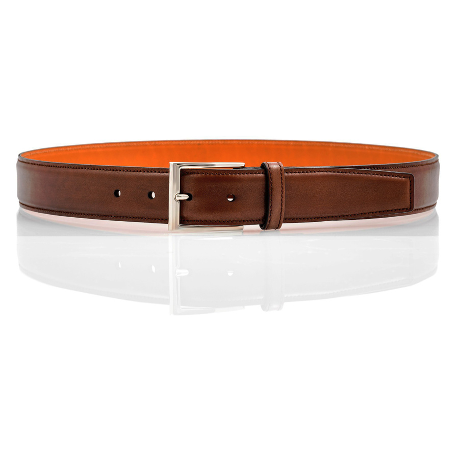 〈美品〉VOLK V-9 LEATHER BELT ブラウン TLB Mallorca belt in Vegano Cuero | Skolyx