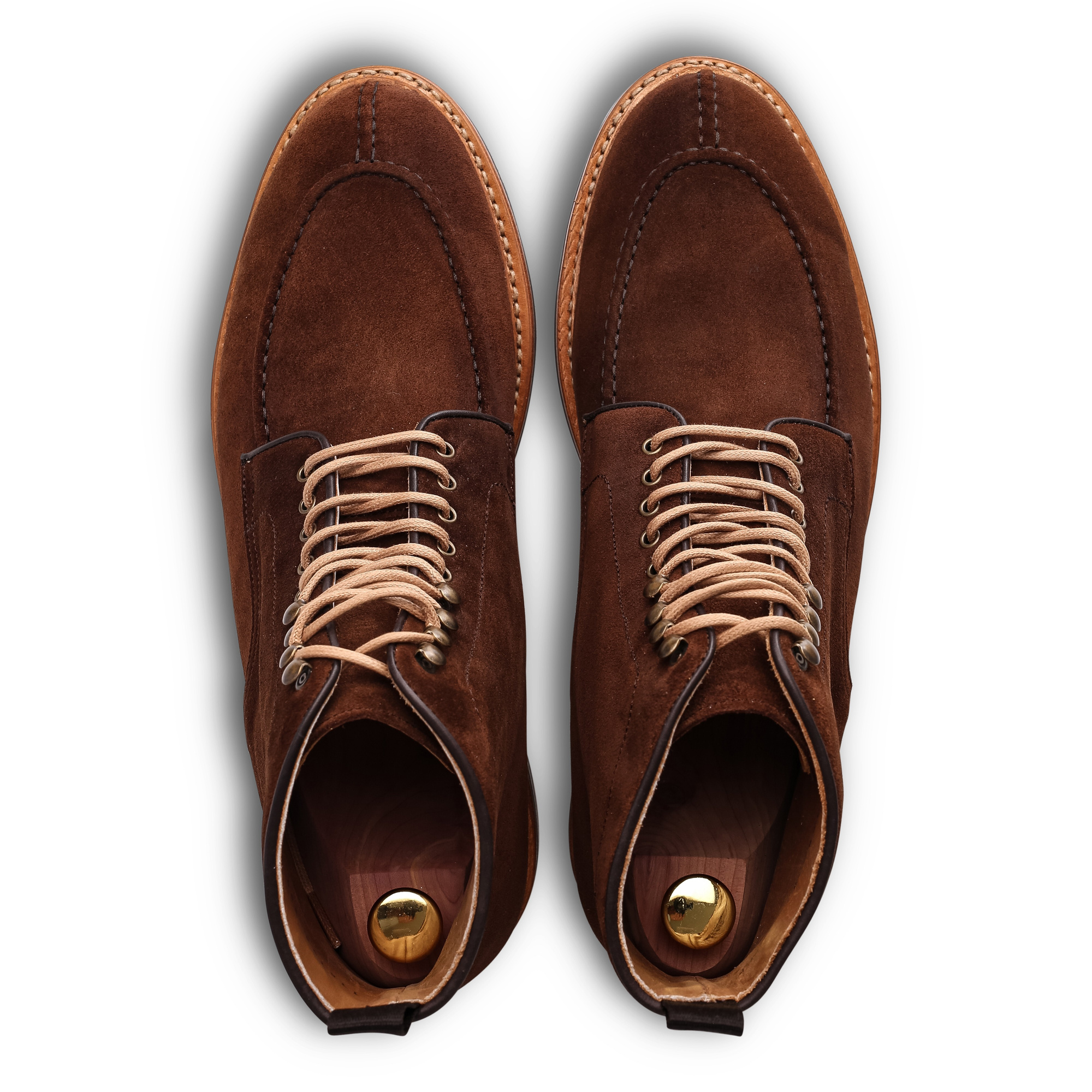 【IONSEOUL】Ned Buckle Suede Middle Boots 4JH697 Yanko NST boot brown suede | Experts on quality shoes | Skolyx