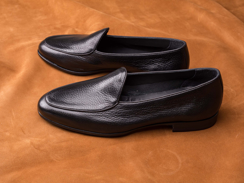 Yanko classic Belgian loafer black soft grain | Skolyx display picture 1