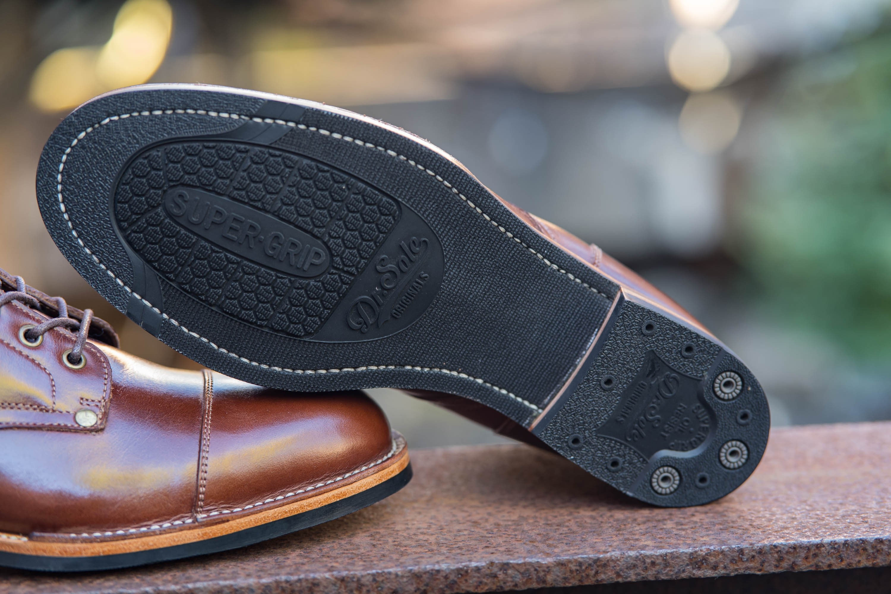 Midas x Skolyx x Dr. Sole Cap toe service boot brown pullup | Skolyx