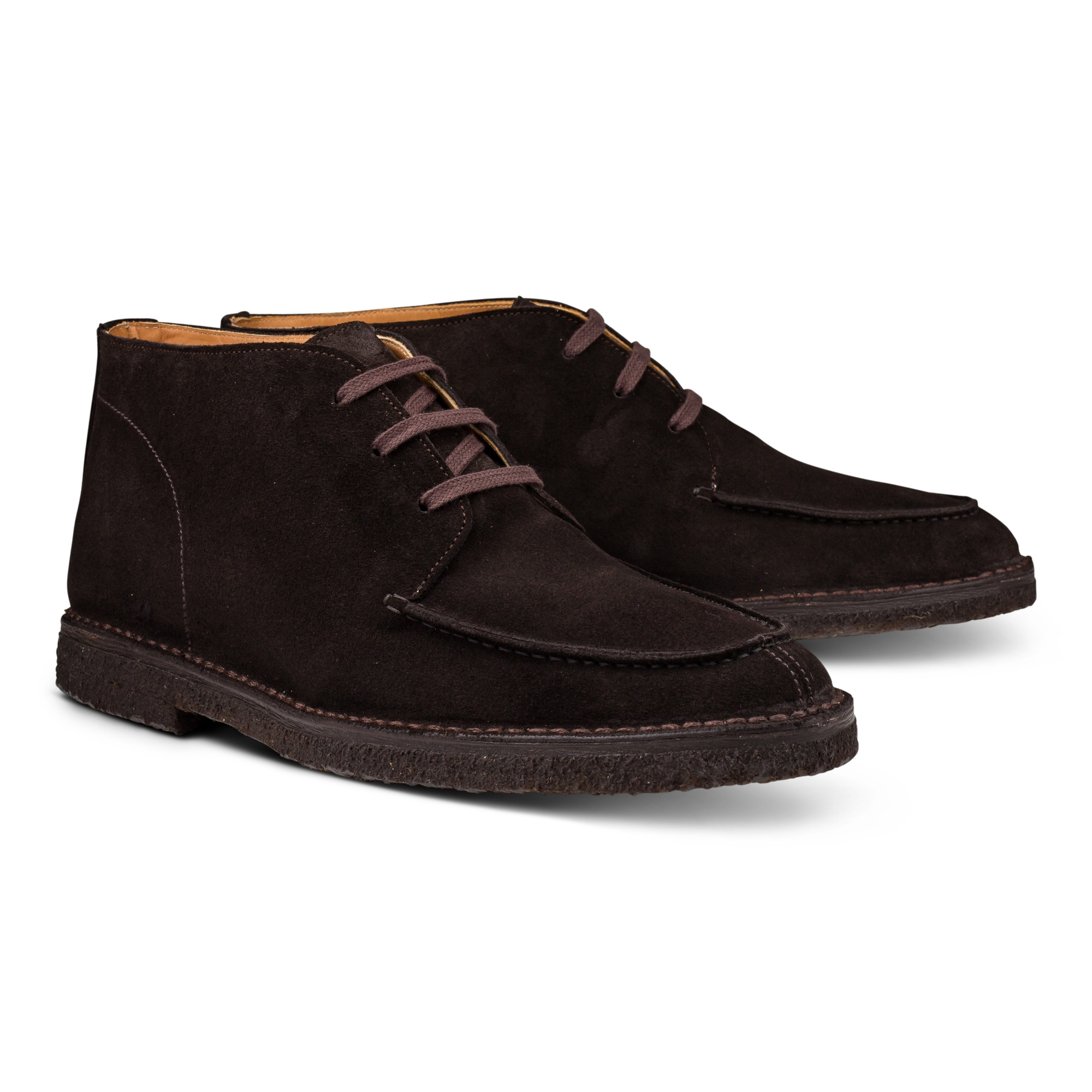 靴 YANKO 14800 Yanko Plain cap toe oxford dark brown | Skolyx