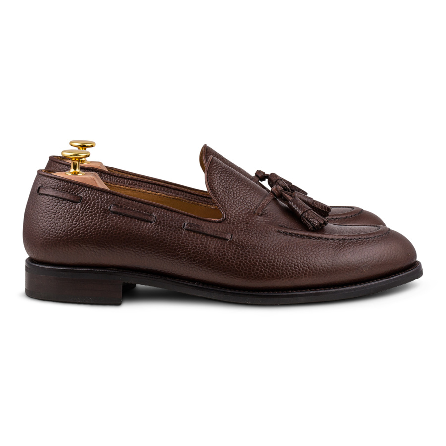 Skolyx Tassel Loafer in brown grain | Skolyx