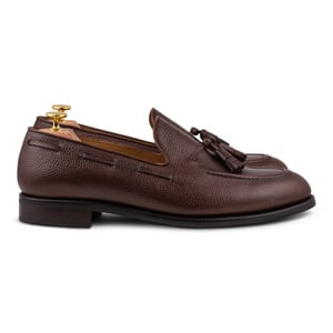 Skolyx Tassel Loafer in brown grain | Skolyx