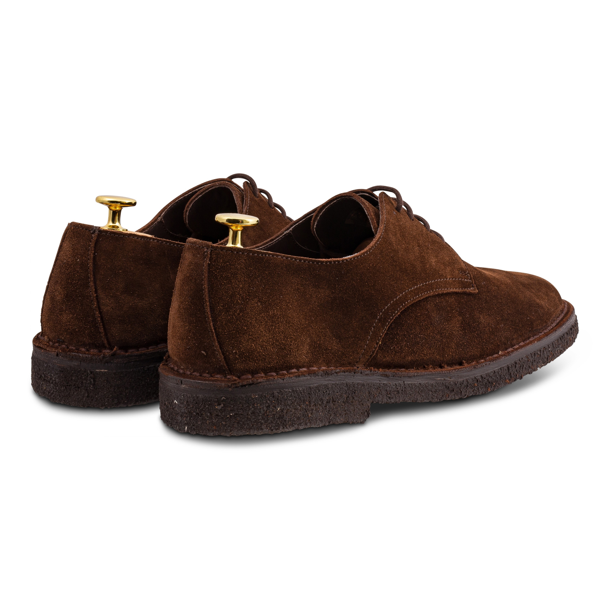 靴 YANKO \"made in Spain\" apron Derby shoes Yanko Stitchdown apron boot medium brown suede | Skolyx